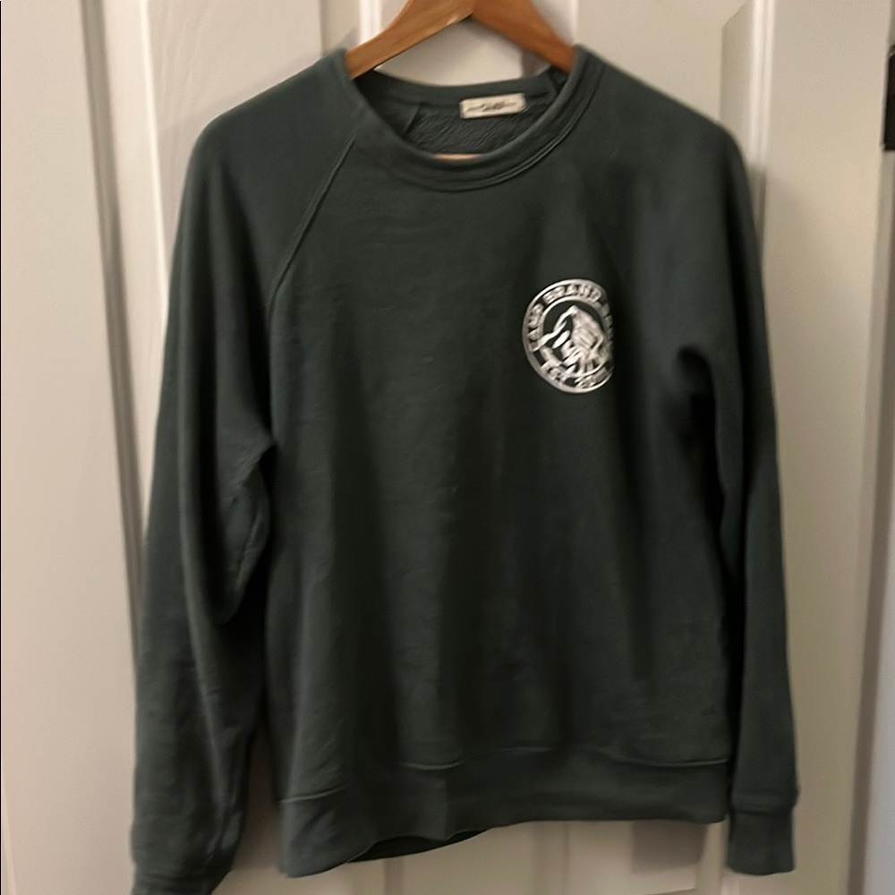 Unisex Green Crewneck Sweatshirt